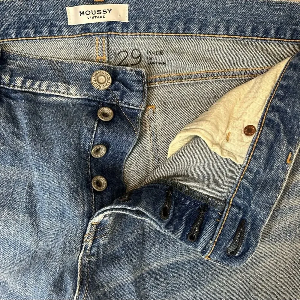 MOUSSY Kendall Tapered Straight Leg Ankle Jeans